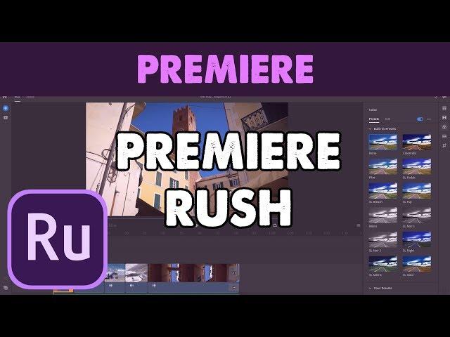 Montaggio Video con Adobe Premiere Rush (Tutorial ITA)