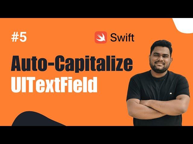 Swift 5 Tutorials :- UITextField Auto-Capitalization Type in iOS Hindi.