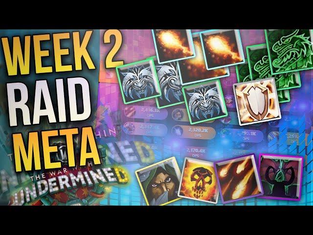 11.1 Raid - Week 2 DPS & Healer Meta & Results | Monks. Monks Everywhere