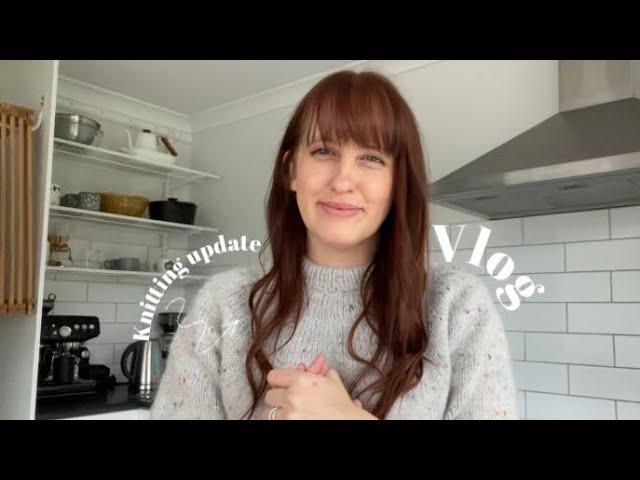 Vlog : A Day In The Kitchen : Knitting Update