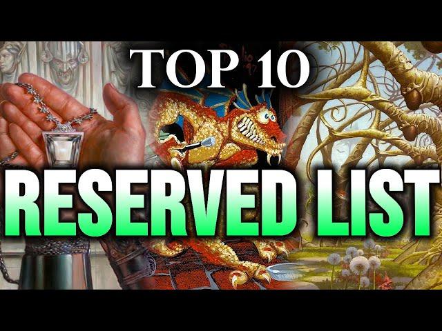 Top 10 Reserved List Cards in Commander