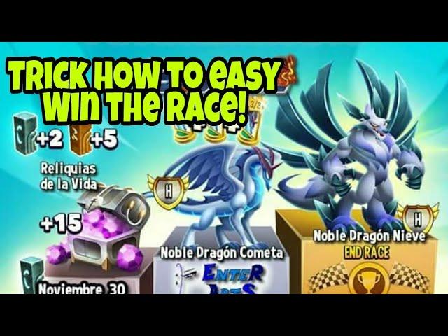 Trick how to easy win heroic race HIGH SNOW DRAGON