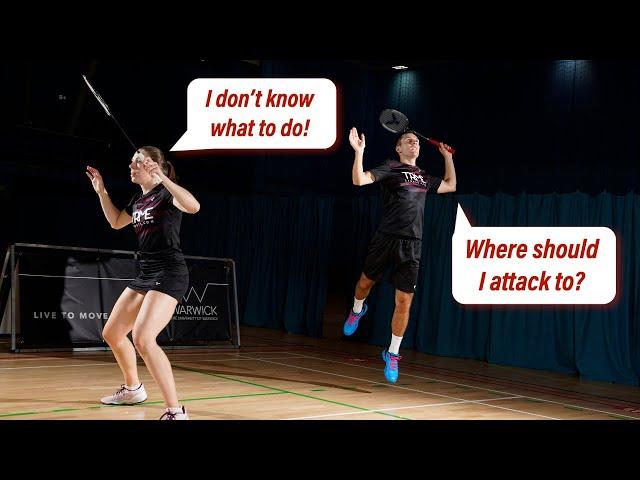 How To Attack In Mixed Doubles - Badminton Tactics You Need To Know