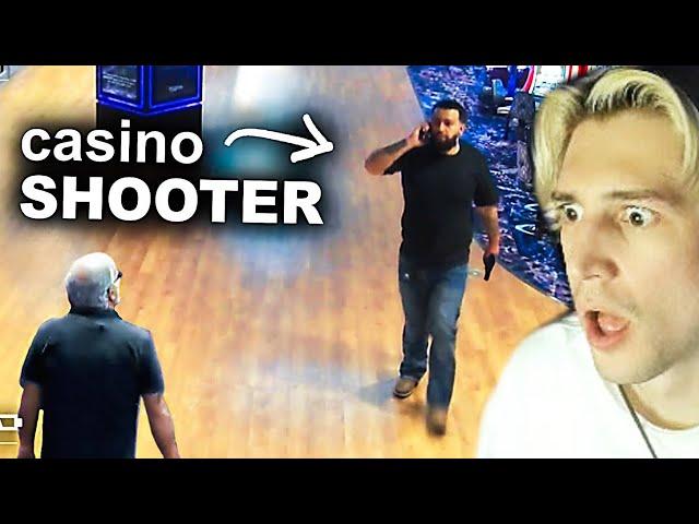 Police Hunt Down The Hard Rock Casino Shooter | xQc Reacts