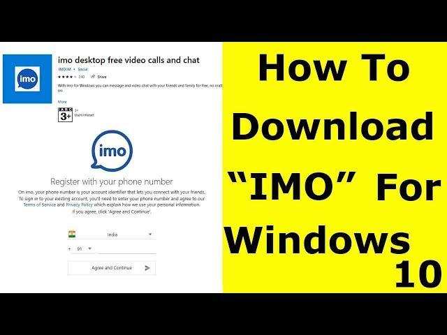 How To Install Imo App In Windows 10 Pc