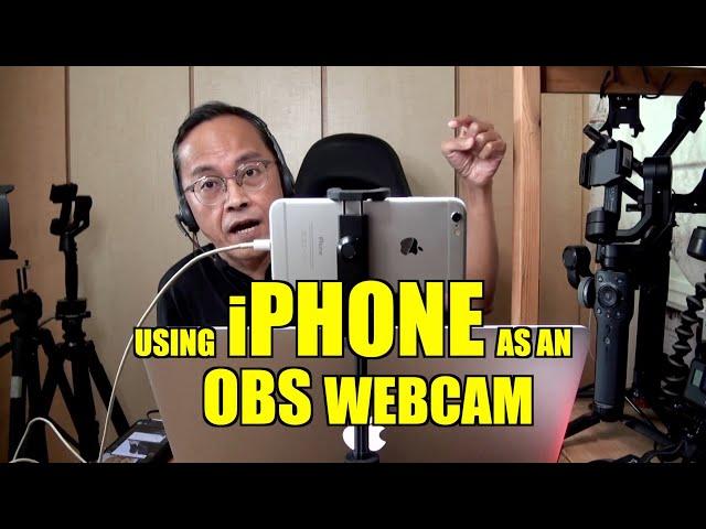 How to Use Your iPhone as a Webcam for OBS Live Streaming - using NDI HX (Not Free Anymore)