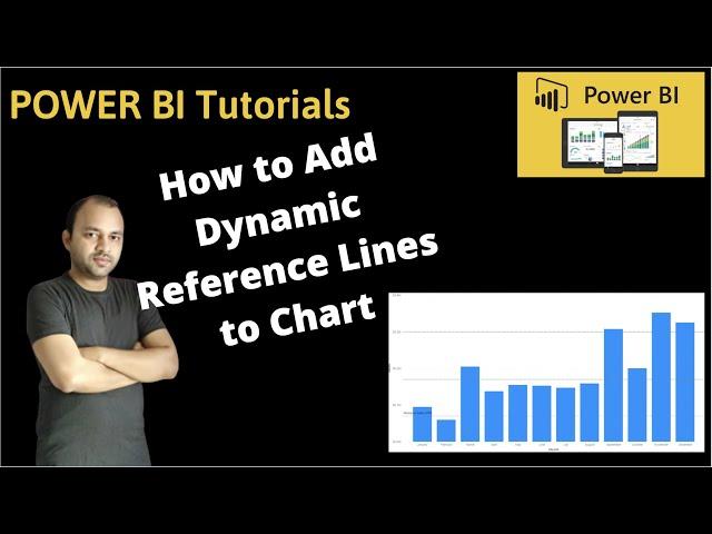 How to Add Dynamic Reference Line on Power BI Chart based on Min Max Average Median & Percentile