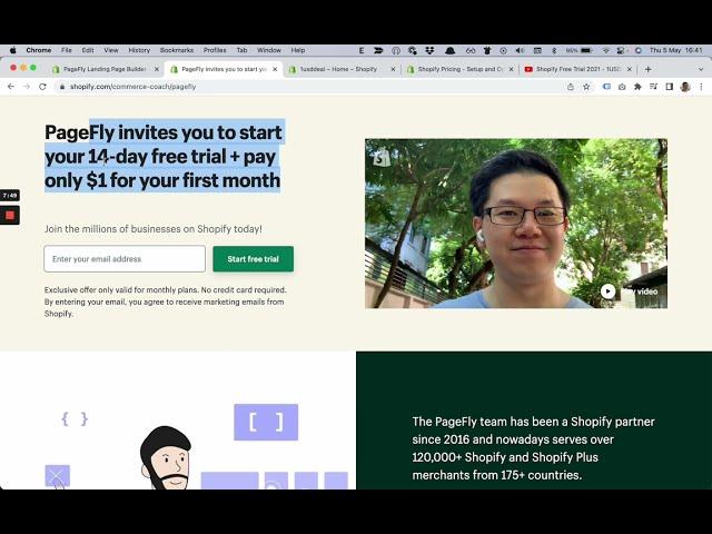  How To Register Shopify Free Trial 2022 with 14 Day Free Trial & Pay $1 For Your First Month Offer