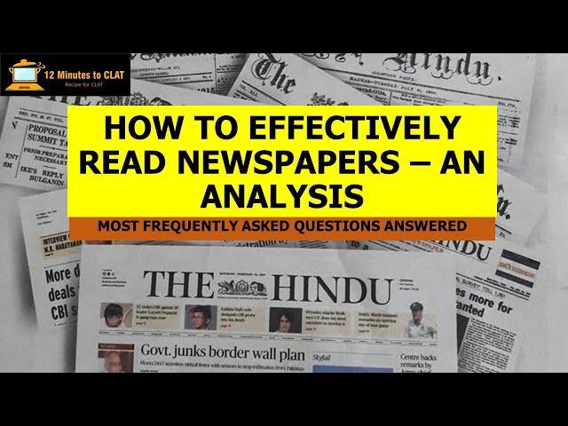 How to effectively read newspapers - A complete analysis I All FAQs Answered I Keshav Malpani