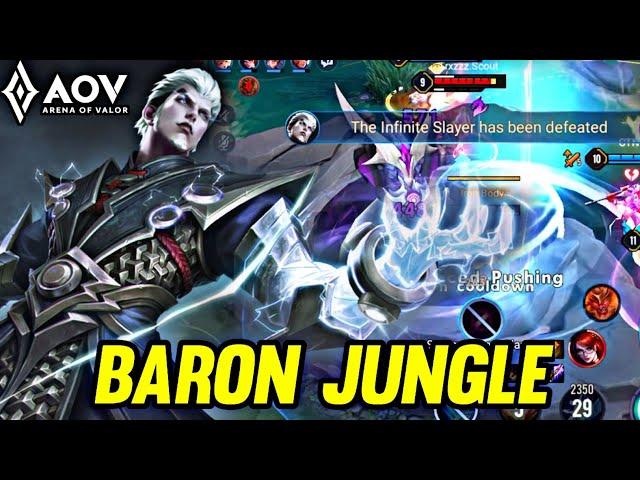 AOV : BOLT BARON GAMEPLAY | BEST BUILD IN JUNGLE - ARENA OF VALOR LIÊNQUÂNMOBILE ROV