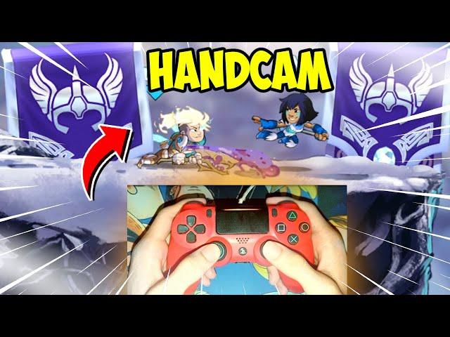 Jogando Rank Com HANDCAM! - BRAWLHALLA RANK