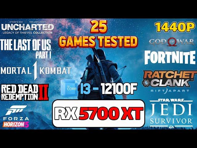 RX 5700 XT Test in 25 Games in 2023 | 1440P | RX 5700 XT In 2023