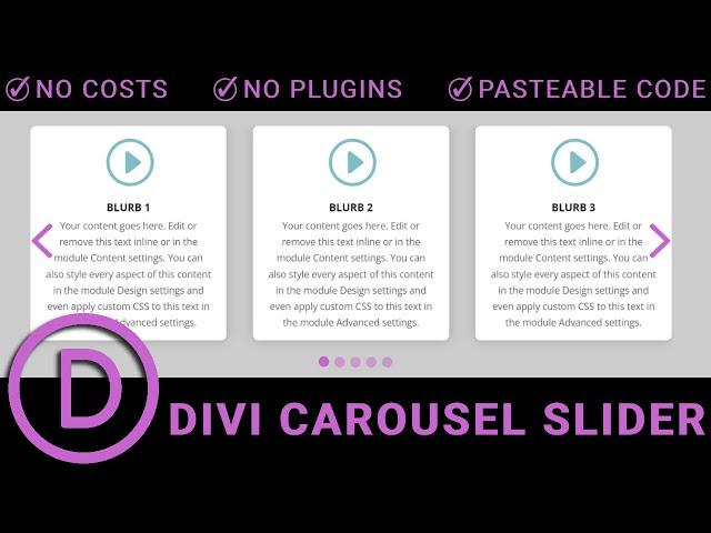 How to Create a DIVI Carousel Slider Without Plugins | Easy Step-by-Step Tutorial