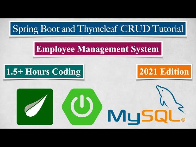 Spring Boot Thymeleaf Tutorial | Full Course [2022 Edition]