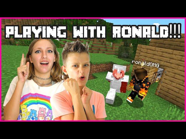 PLAYING MINECRAFT WITH RONALDOMG