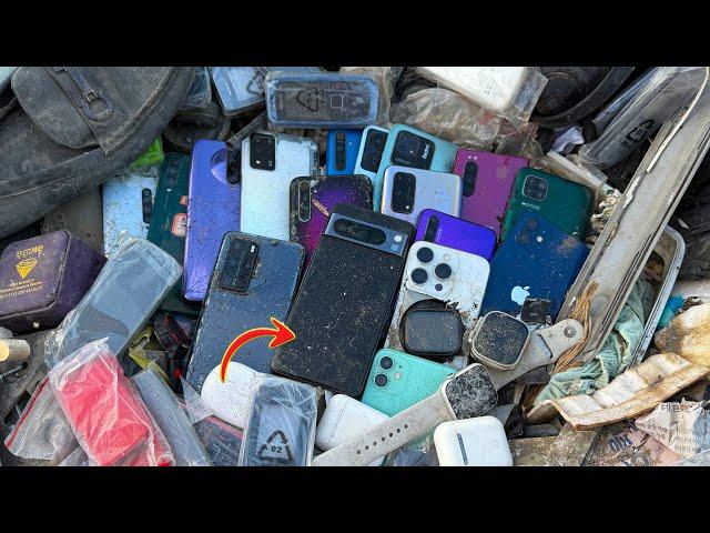 Great Landfill ! Found A lots iPhone_ Apple Watch _OPPO _Huawei _ Xiaomi ..| Restore Google 8 Pro