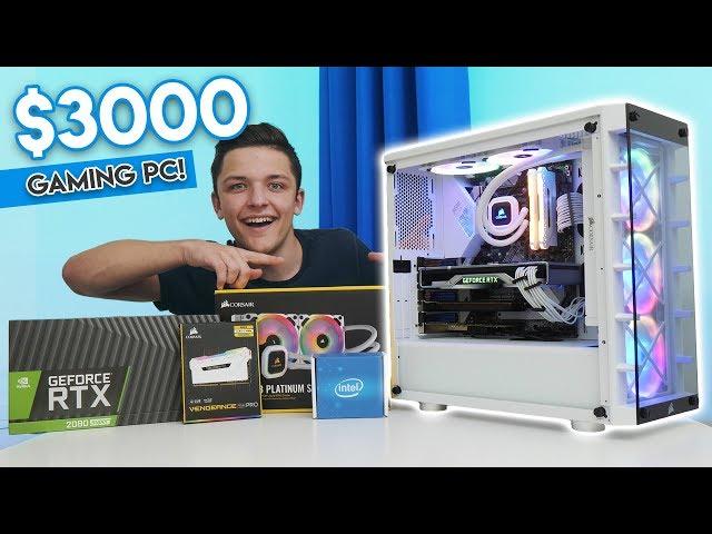 Insane $3000 Gaming PC Build 2019! [i9 9900K, RTX 2080 Super & Corsair 465X!]