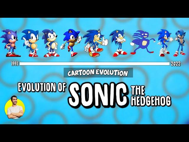 Evolution of SONIC THE HEDGEHOG - 31 Years Explained | CARTOON EVOLUTION