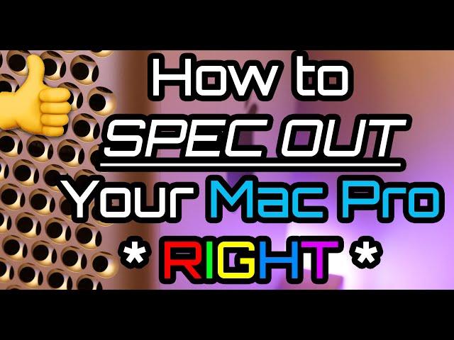 2019 Mac Pro Config Advice - CPU, RAM, SSD & GPUs explained // Wish I watched this 2 weeks ago :)