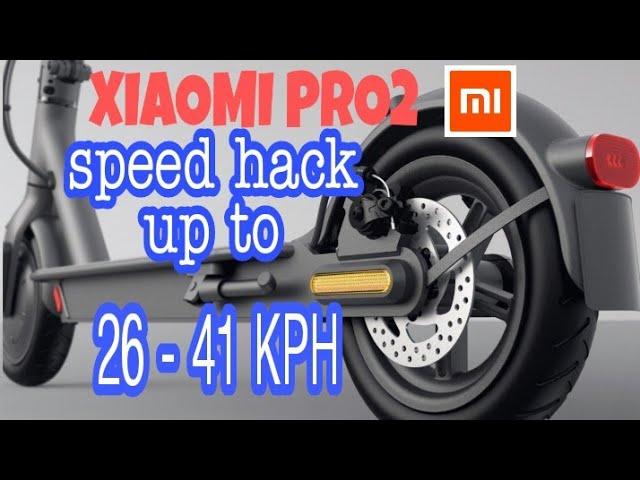 SPEED hack up to 26- 41KPH. M365 XIAOMI PRO 2