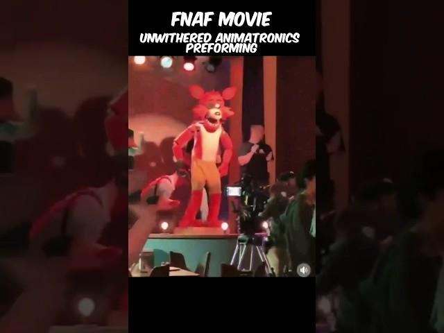 FNAF movie behind the scenes of the unwithered animatronics! #fnaf #fivenightsatfreddys #fnafmovie