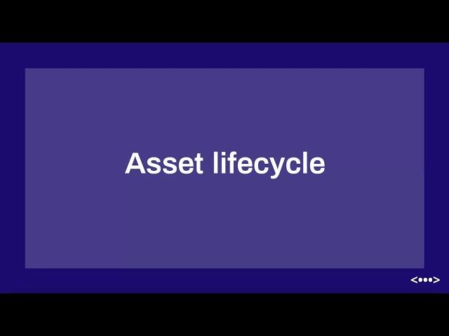 Asset lifecycle - Cyberiom