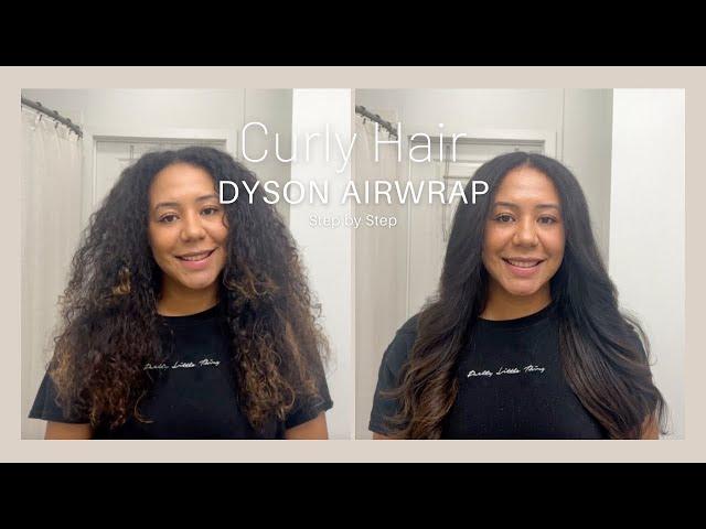 Using the Dyson Airwrap on Curly Hair | Dyson Attachment Tools | Part 2