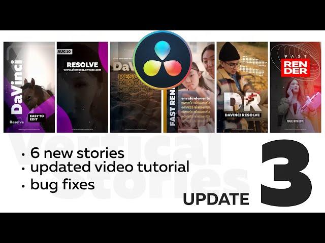 Instagram Story Pack  DaVinci Resolve Templates 