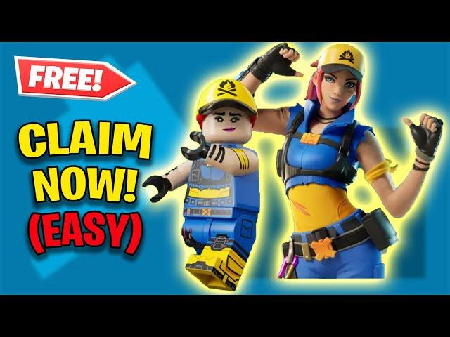 How To Get FREE LEGO SKIN RIGHT NOW PS4/PS5/XBOX/SWITCH/PC! (Free LEGO EMILIE Skin In Fortnite)