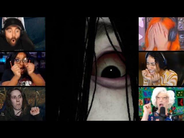 Sadako Jumpscare Reactions | Ringu Dead by Daylight