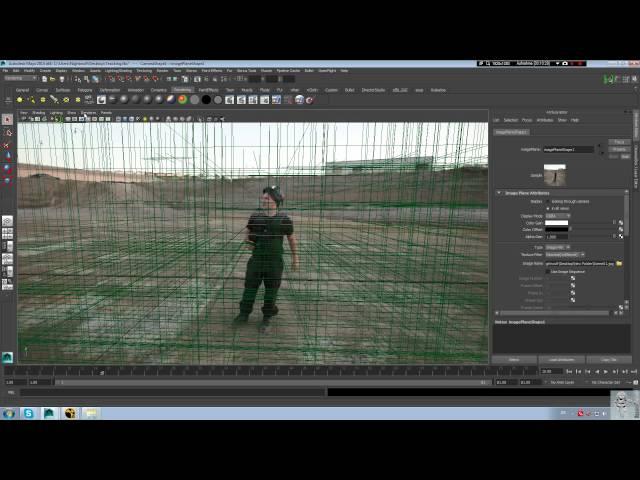 NukeX 3D Tracking export for Maya