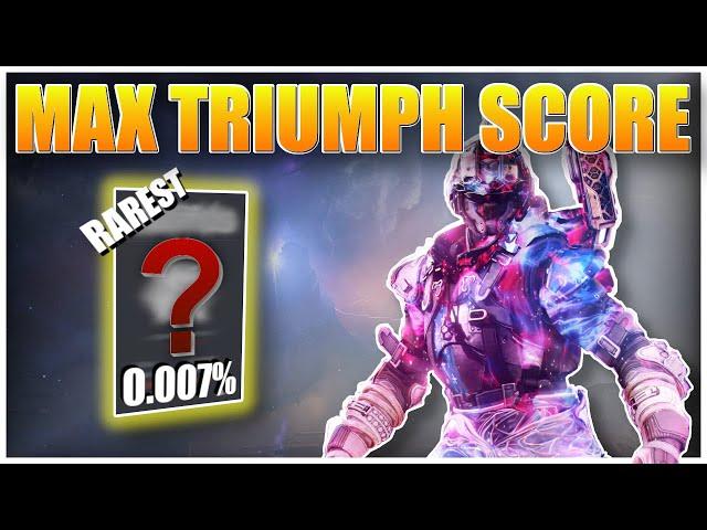 I Have MAX TRIUMPH SCORE and Why You Don't Care | Destiny 2 | Rarest/Hardest Triumphs