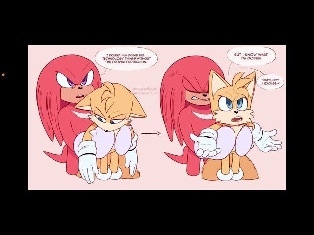 Sonic Comic Dub: Knuckles Guards Tails!