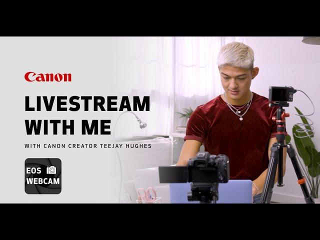 Stream in High Quality with the Canon EOS Webcam Utility Pro Software