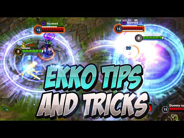 Make Your Ekko TOP TIER! Ekko Tips & Tricks! Wild Rift