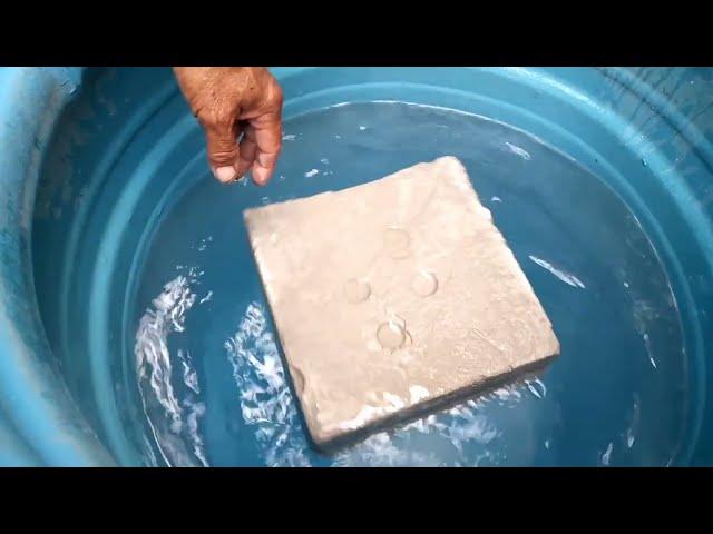 This is how ultralight cellular concrete is made by hand. The whole process step by step.