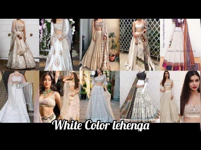 White Lehenga Hual with Hair, Makeup & jewels | Bridemaids Lehenga Hual | Lehenga Haul | 1