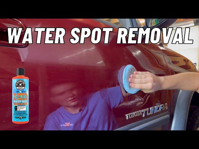 How well does the Chemical Guys water spot remover work?