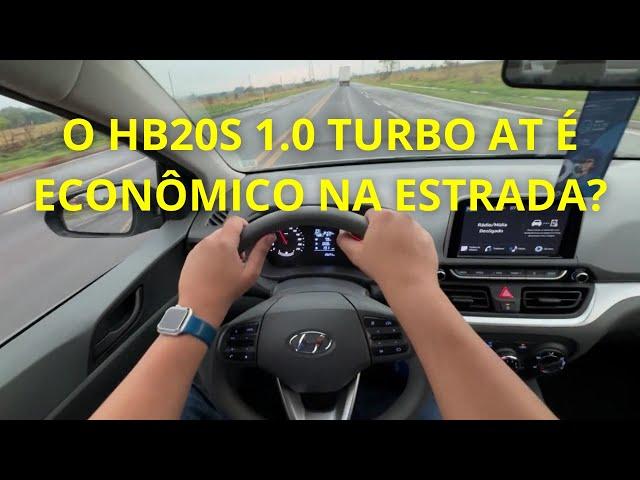 CONSUMO NA ESTRADA DO HYUNDAI HB20S COMFORT 1.0 TURBO AT 2024, É O SEDAN COMPACTO MAIS ECONÔMICO? 