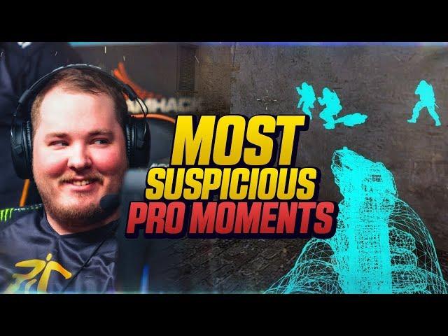 CS:GO - MOST SUSPICIOUS PRO PLAYS! (VAC MOMENTS!)