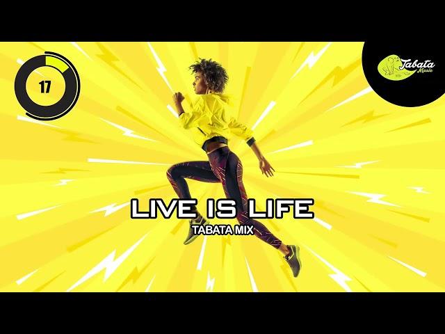 Tabata Music - Live Is Life (Tabata Mix) w/ Tabata Timer