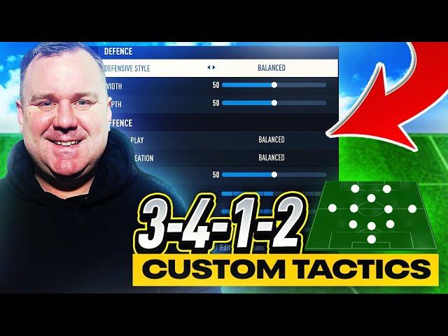 EAFC 24 - THE BEST 3412 CUSTOM TACTICS + PLAYER INSTRUCTIONS!