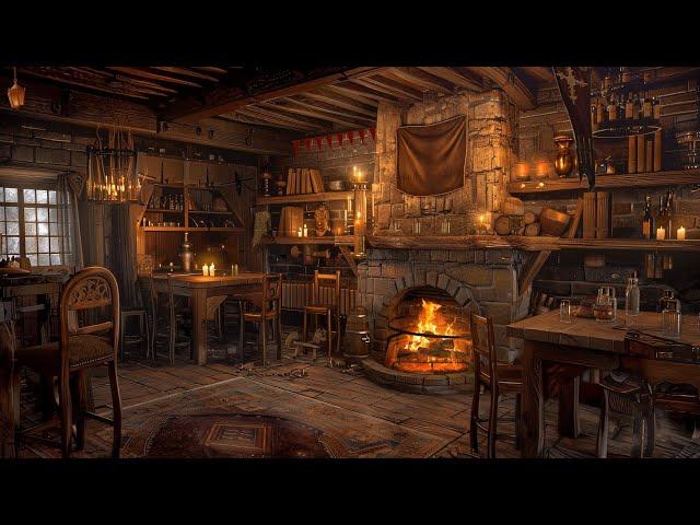 Enchanted Pub | Fantasy music and medieval atmosphere for studying