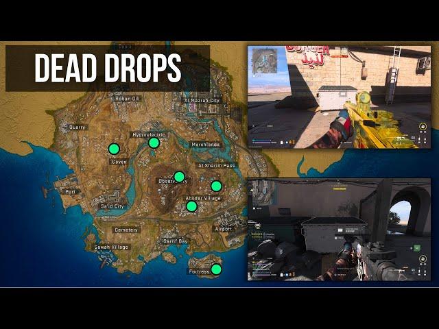 All Dead Drop Locations on Al Mazrah! | (UPDATED DMZ & Warzone Season 5)