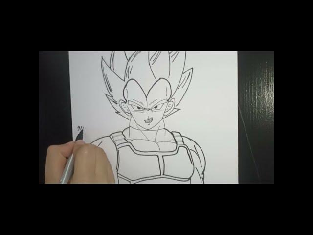 Nour Draw Vegeta #shorts