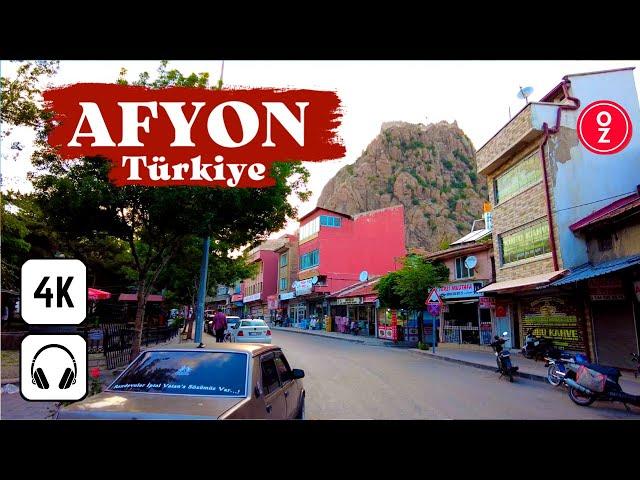 AFYON - Türkiye  4K FULL Walking Tour City Center, Yeşilyol, Merkez