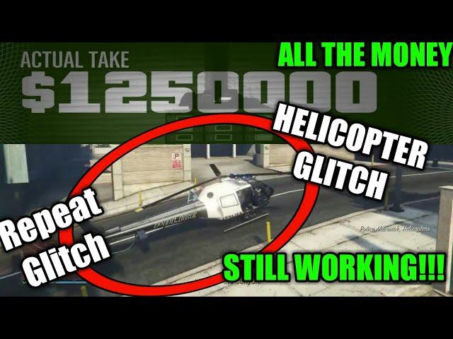 GTA 5 Pacific Standard Heist Helicopter Glitch All Money (Still Working) 1.46