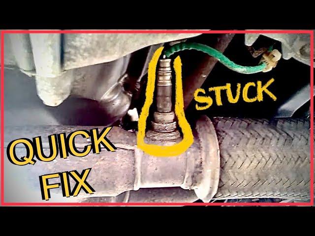 How to remove a stuck oxygen 02 sensor