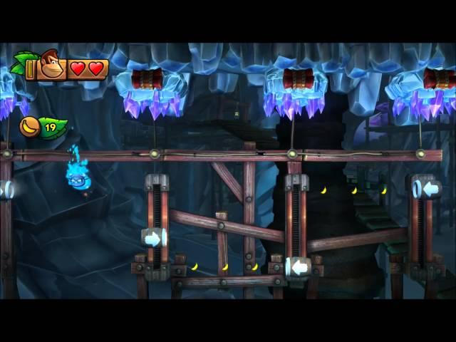 Donkey Kong Country: Tropical Freeze - 100% Walkthrough - 6-A Dynamite Dash (Puzzle Pieces and KONG)