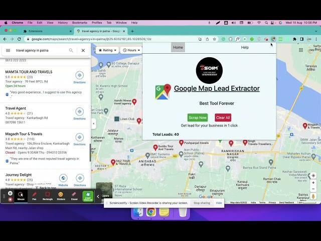 Install Google Map Extractor & Generate Free Leads